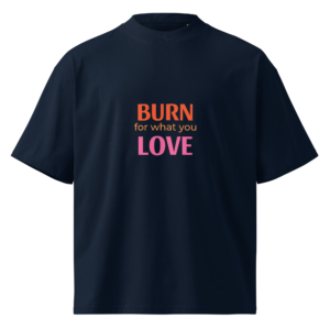 Unisex Organic Oversized High Neck T-shirt